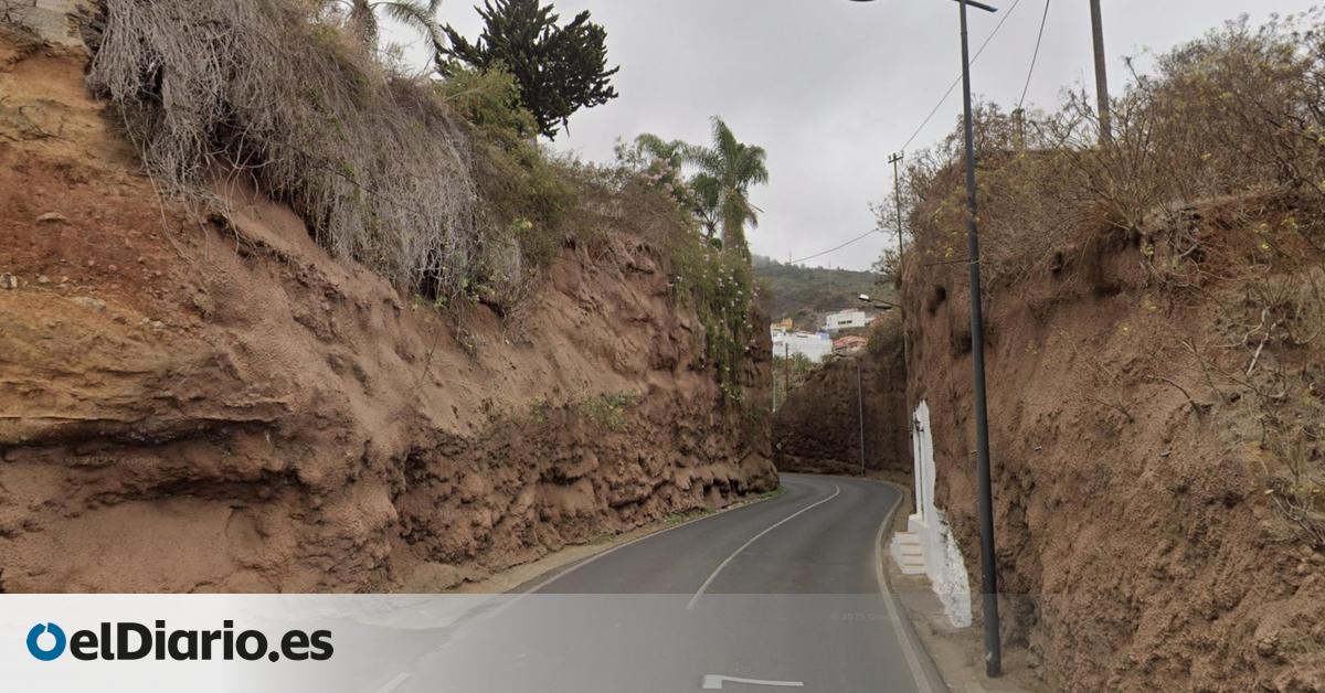 Cortada una carretera en el norte de Tenerife por desprendimientos