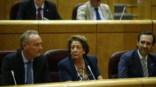 Rita Barberá junto a Alberto Fabra en el Senado