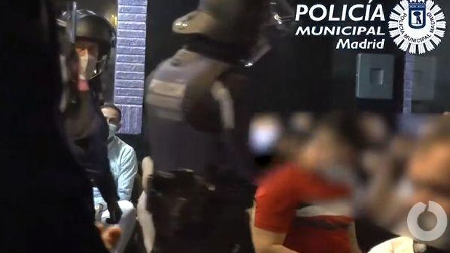 Fiestas ilegales en Madrid