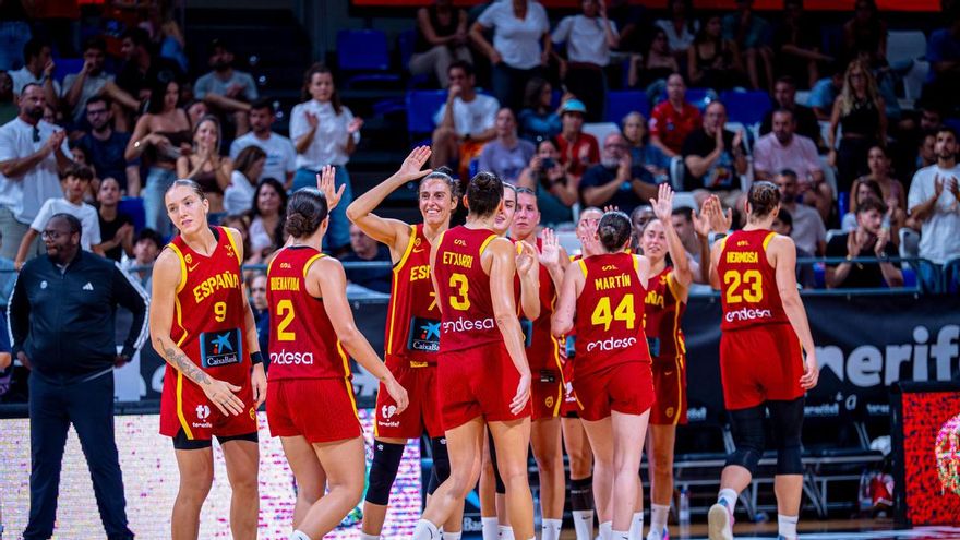 España supera su primera prueba en Tenerife en su camino al Mundial