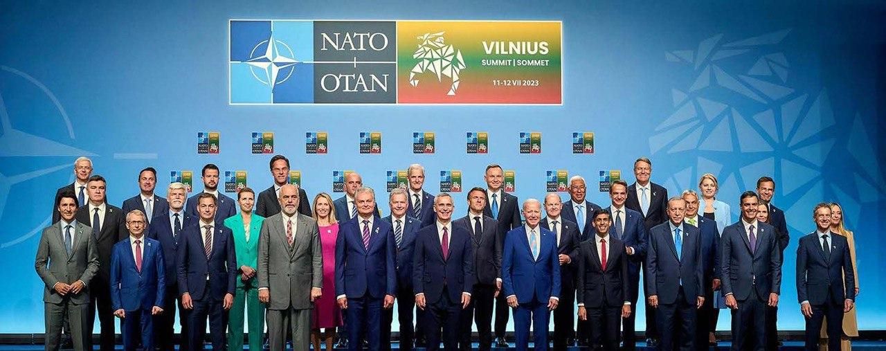 La foto de familia de la cumbre de la OTAN en Lituania en 2023