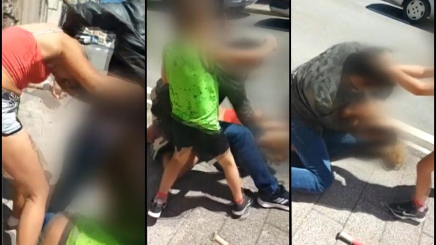 Multa por tuitear el vídeo de una agresión machista sin pixelar a la víctima y a su hijo