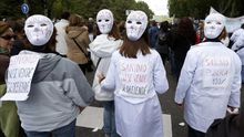 Protesta contra la privatización de hospitales