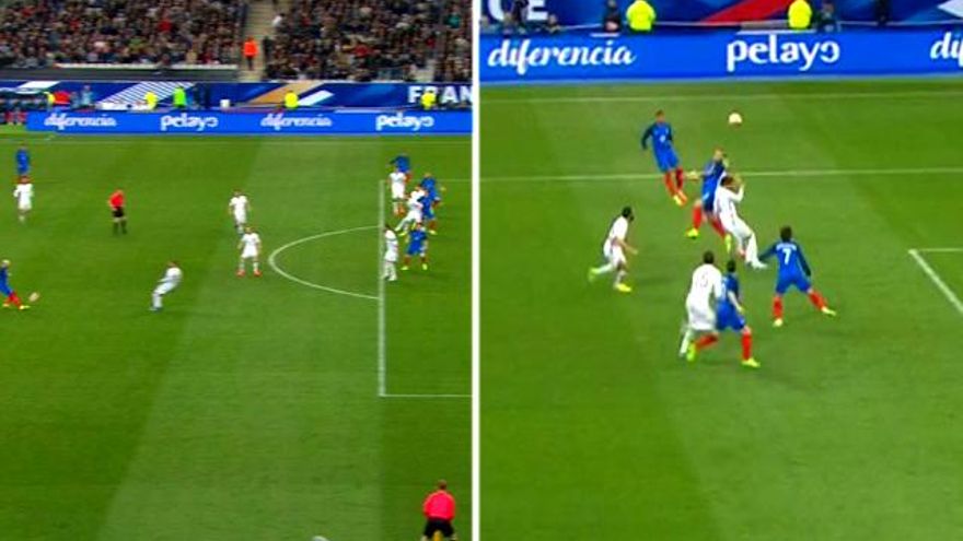 Las jugadas clave en el videoarbitraje del Francia-España