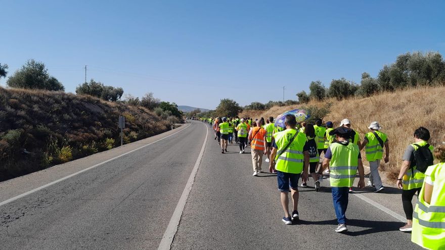 Cientos de personas acompañan las marchas por la sanidad del sur de la provincia