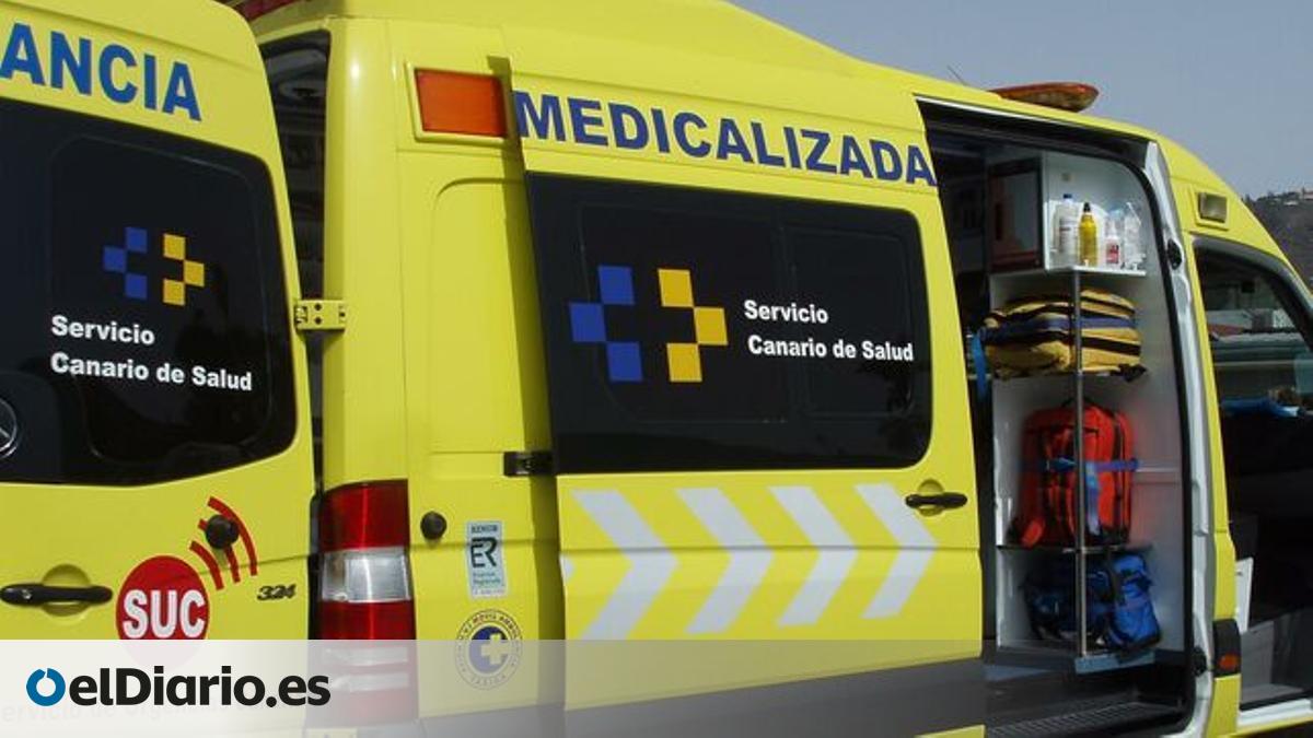 Cinco heridos, tres de ellos graves, en una colisión múltiple en Lanzarote