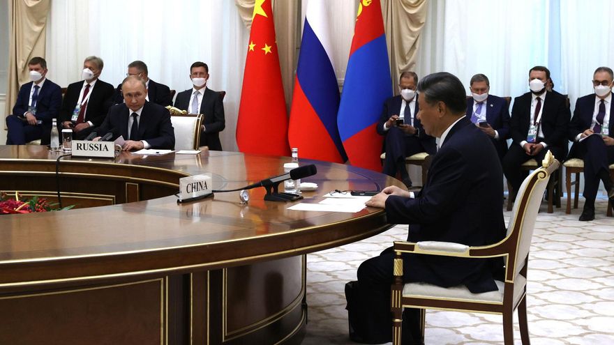 El presidente ruso, Vladímir Putin, y el chino, Xi Jinping.