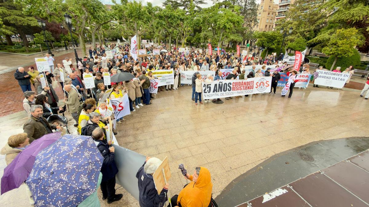 La Rioja Baja lleva a Logroño sus reivindicaciones sanitarias: "Si Calahorra cae, el sistema colapsa"