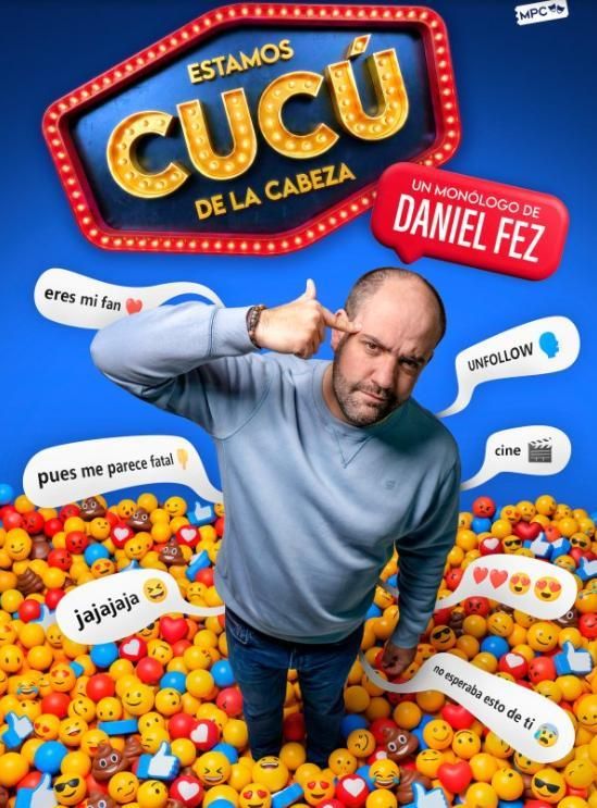 Cartel de la actuación de Daniel Fez.