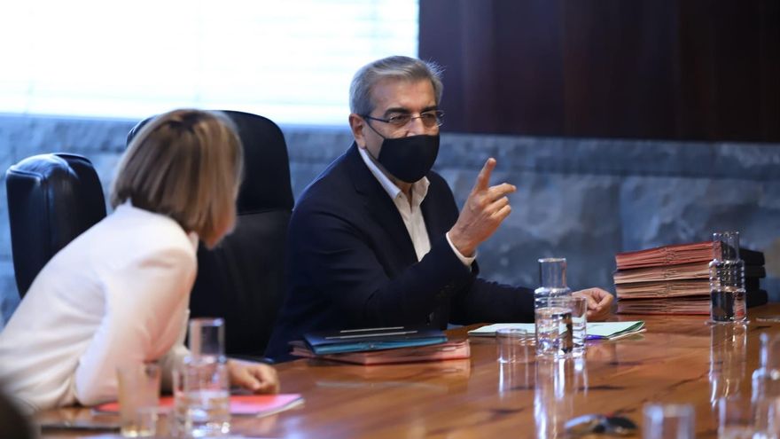 El consejero de Hacienda, Román Rodríguez.