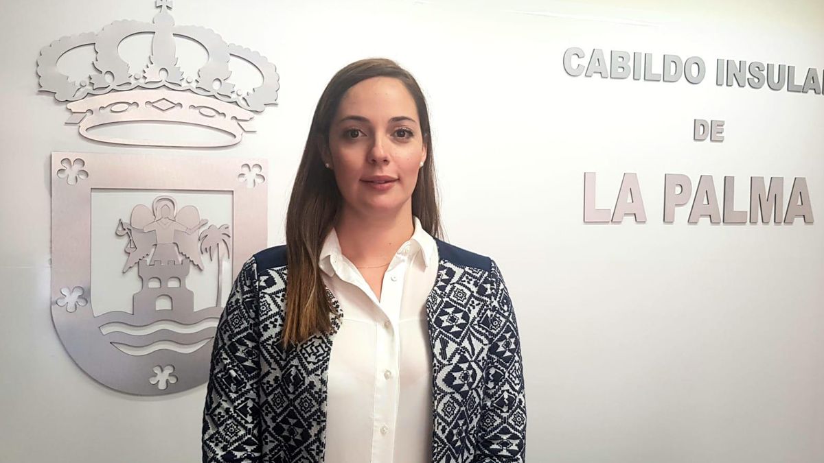 María Rodríguez Acosta, consejera de Medio Ambiente del Cabildo de La Palma.
