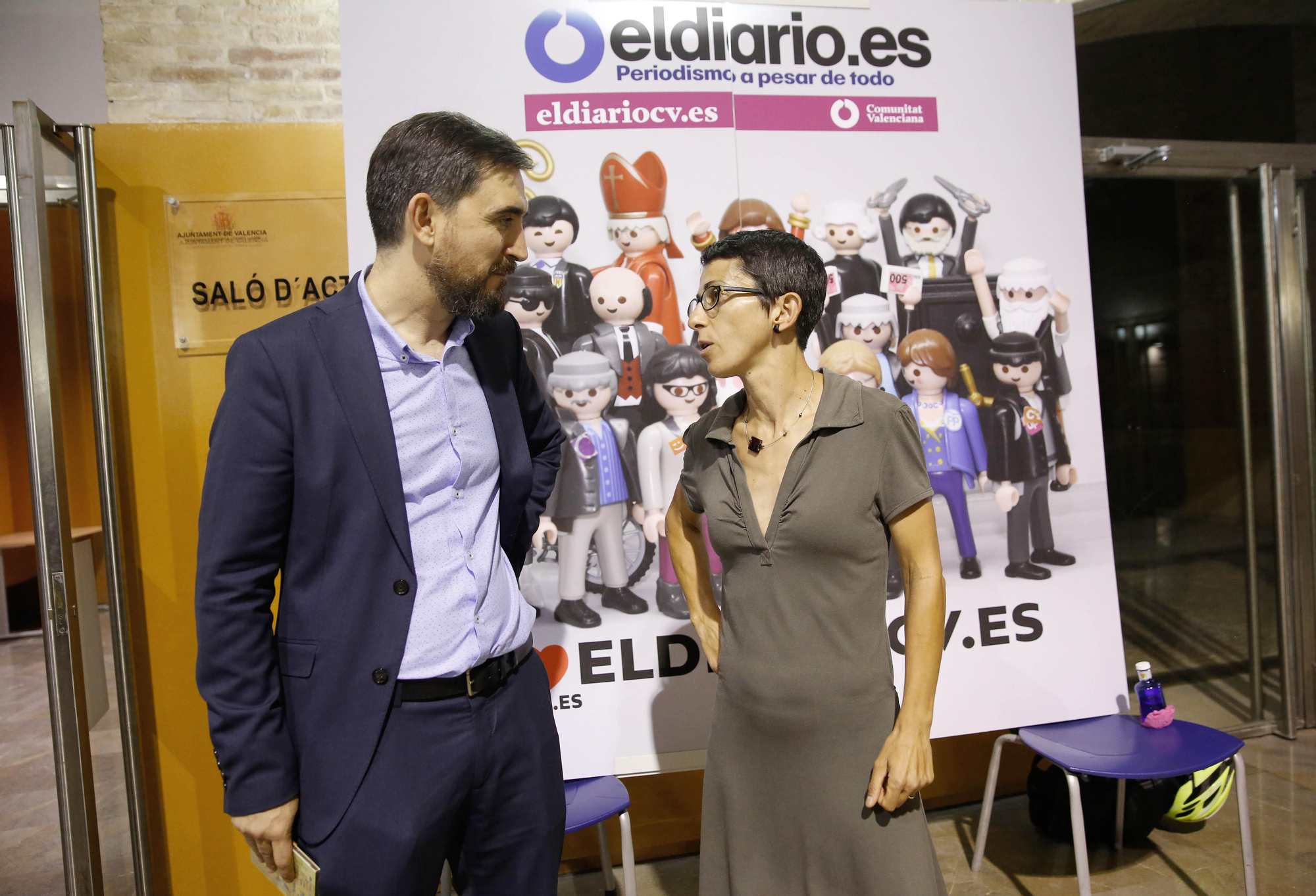 Algunos de los asistentes al acto
