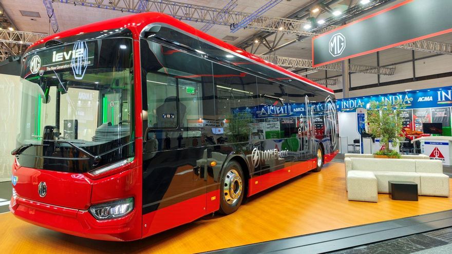 Bus eléctrico de MG en el salón IAA de Hannover