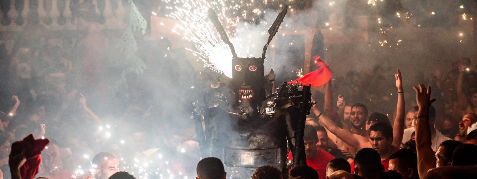 Imagen de archivo de la 'Danza del Diablo'. AYUNTAMIENTO DE TIJARAFE