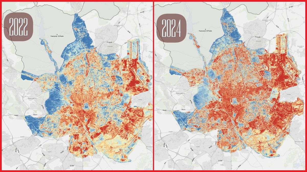 El PSOE alerta del rápido calentamiento de Madrid y el Ayuntamiento anuncia nueve cubiertas verdes en sus edificios