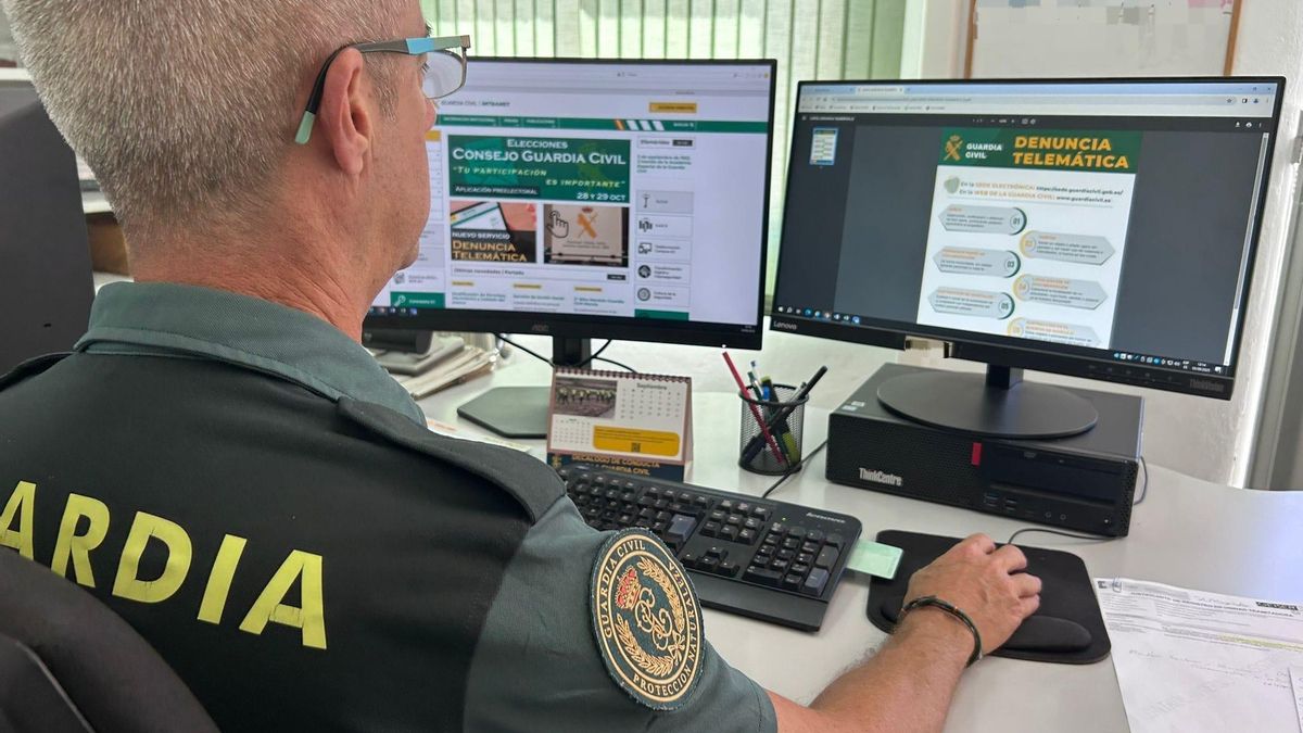 Agente de la Guardia Civil, en una imagen de archivo.