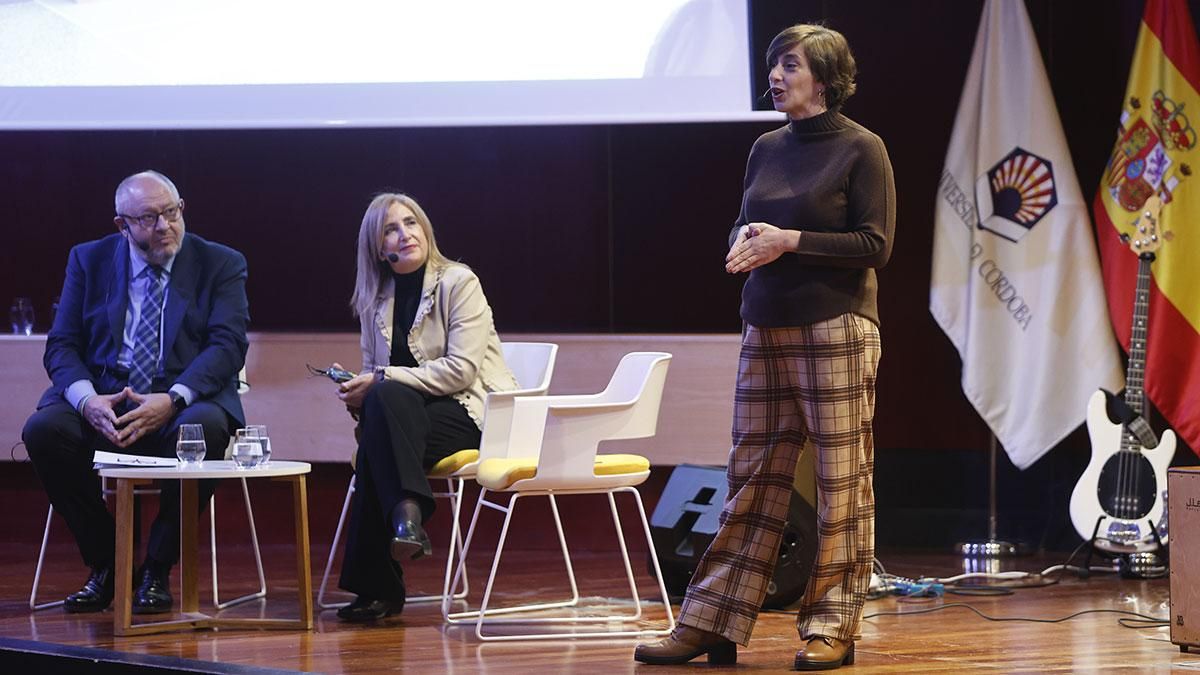 El rector de la Universidad de Córdoba, Manolo Torralbo junto a la subdelegada del Gobierno, Ana López