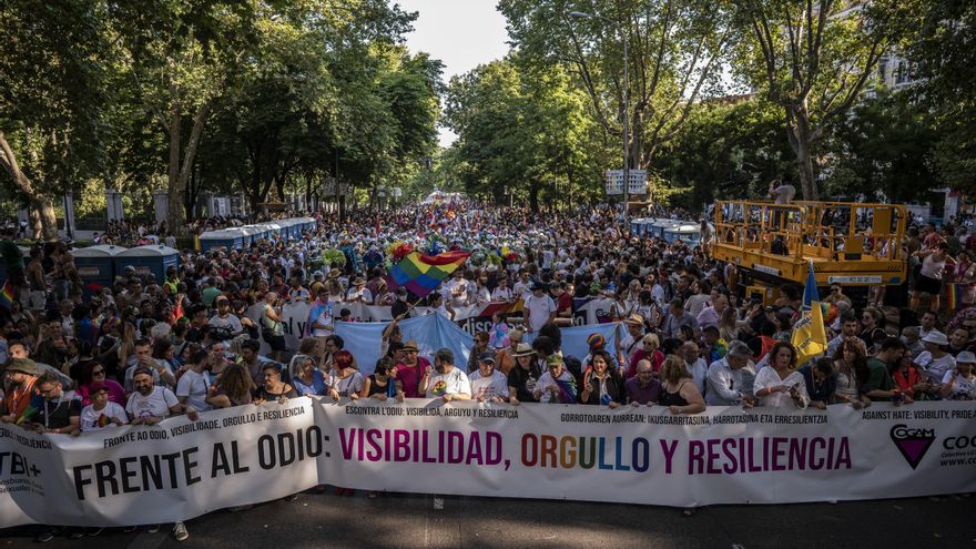 La cabecera de la manifestación