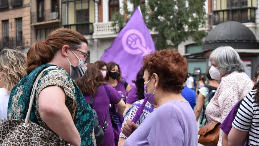 Manifestación feminista en Toledo