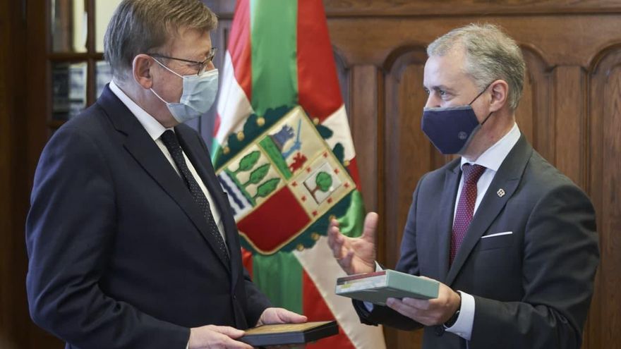 Urkullu y Puig "estrechan lazos de colaboración" y muestran su preocupación por la crisis en Ucrania