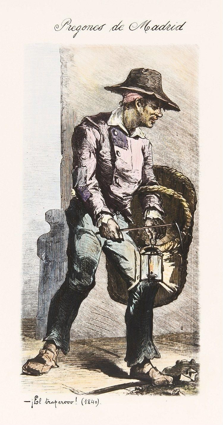 "Pregones de Madrid / ¡El traperooo! (1840)".