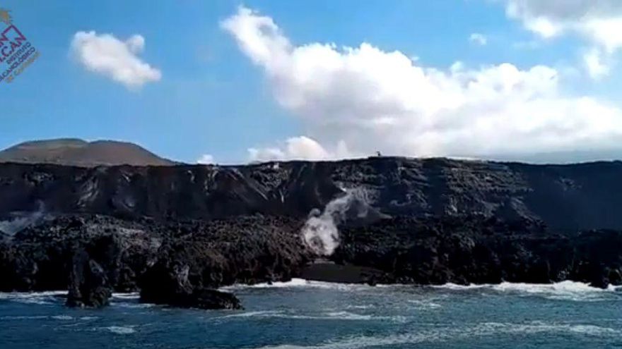 Así están las nuevas playas en la fajana casi tres semanas después del fin de la erupción en La Palma