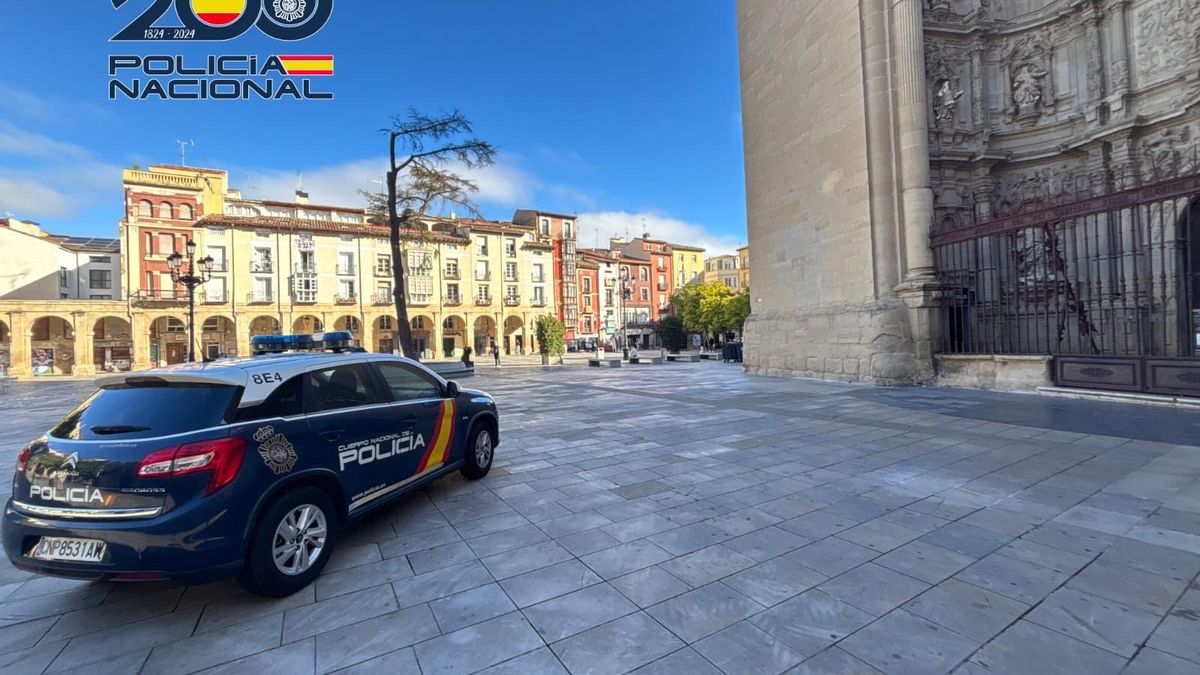 Amenaza de muerte a una camarera en un bar del centro de Logroño para robar la caja y acaba detenido por la Policía