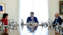 Imagen de la reunión del Consejo de Ministras.