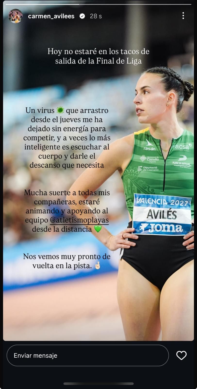 Instagram de Carmen Avilés