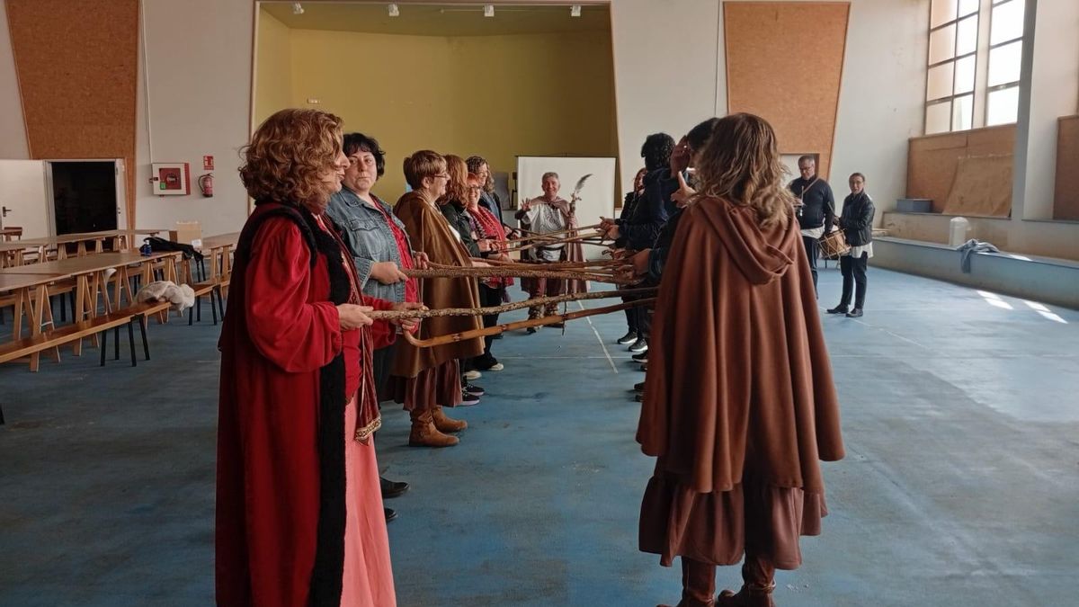 Bello preparativos de la fiesta de la Virgen de la Cabeza