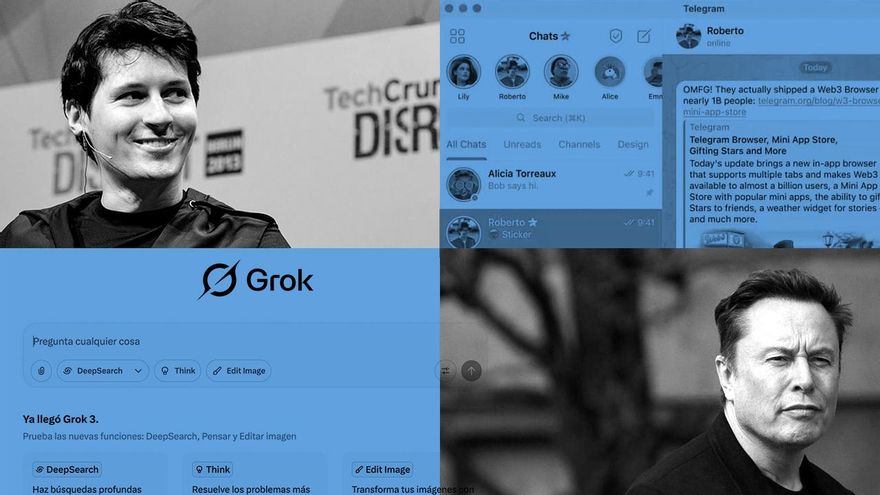 El giro copernicano de Pável Dúrov: de "huir" de Rusia por la privacidad a vender datos de Telegram a Elon Musk