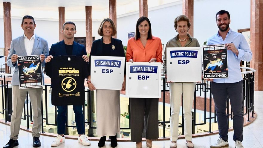 Presentación de la V Supercopa de España infantil y cadete de Judo que se celebra este fin de semana en Santander