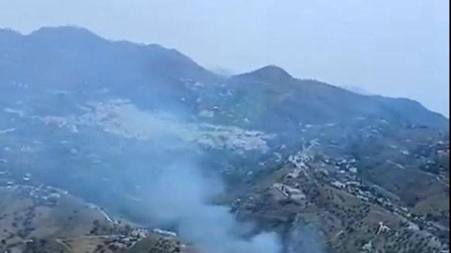 Incendio en Árchez