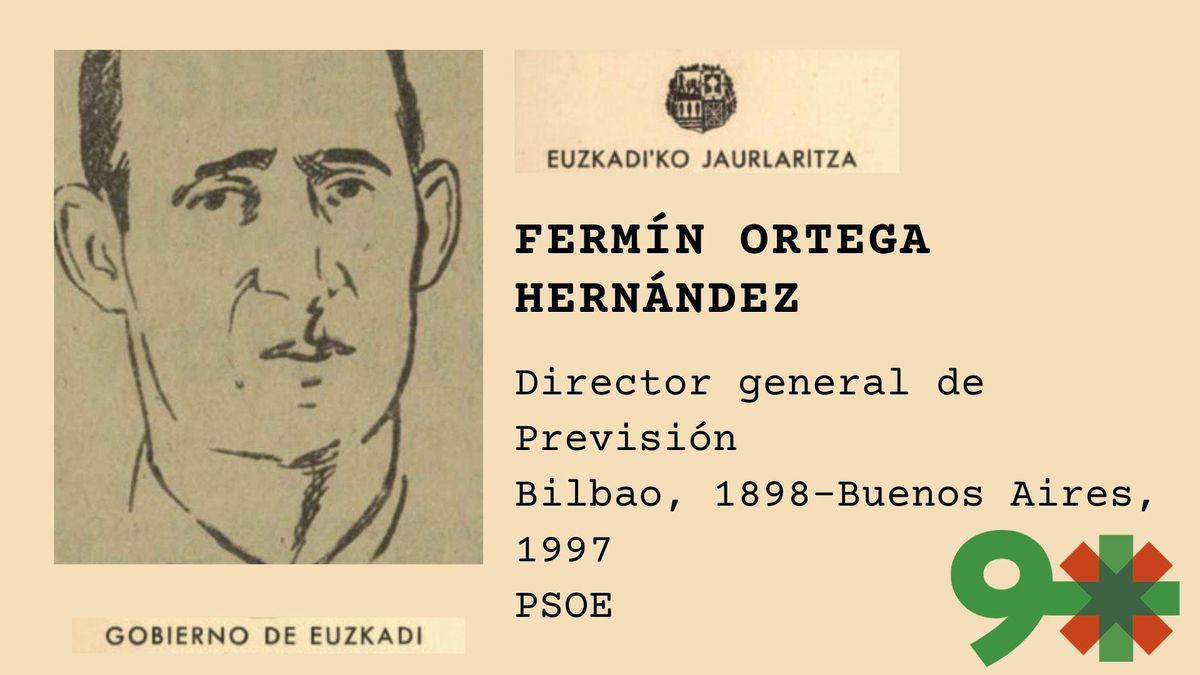 Fermín Ortega Hernández, el minero socialista enviado por el lehendakari a negociar el canje de prisioneros en unas reuniones con la Cruz Roja