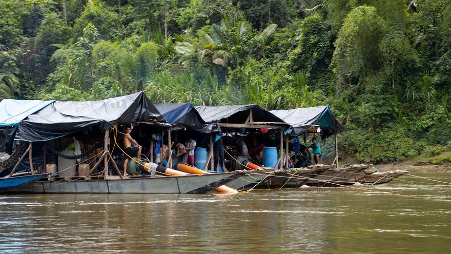 Unos 70 focos de minería ilegal devastan al río amazónico Cenepa y comunidades awajún