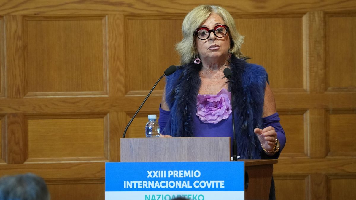Archivo - La presidenta de COVITE, Consuelo Ordóñez