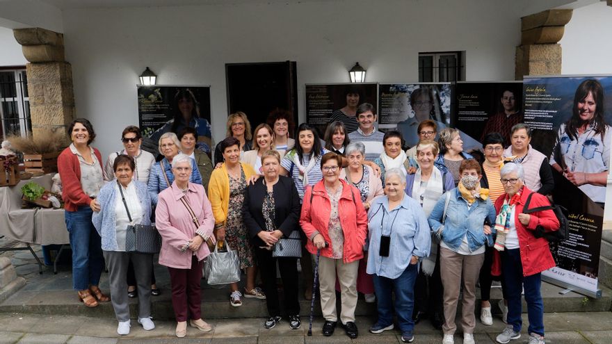 Mujeres baserritarrak durante el Día de la Mujer Rural
