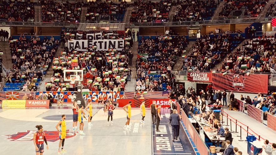 Piden la suspensión de la visita del Maccabi de baloncesto a Vitoria para no "limpiar" la imagen de Israel