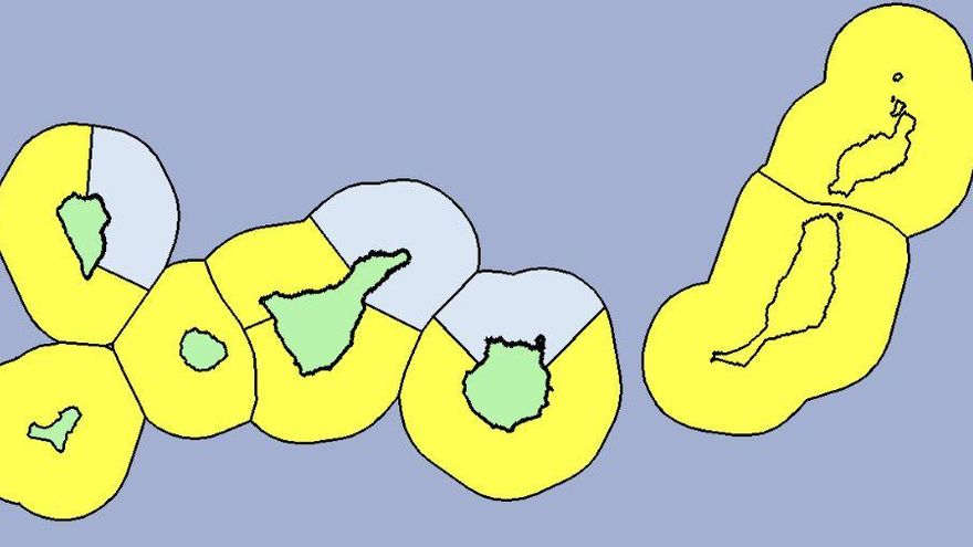 La semana comienza en Canarias con avisos amarillos por oleaje y viento