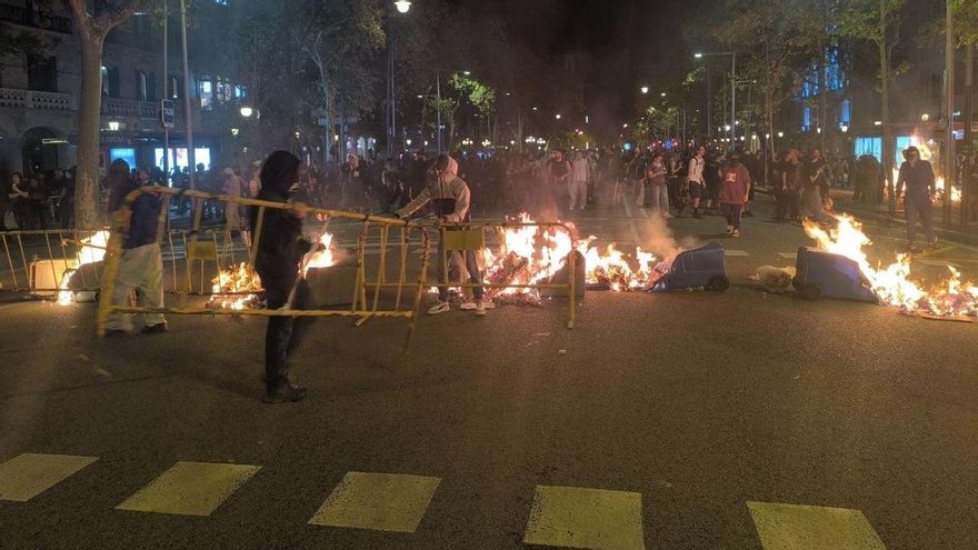Protesta en Barcelona el 5 de octubre