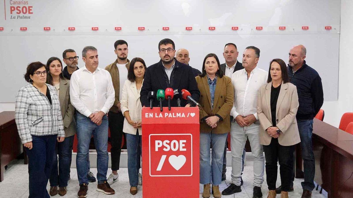 El PSOE dice que “CC frustra las esperanzas de La Palma, con un Gobierno del Cabildo y de Canarias paralizado ante los retos de la Isla”