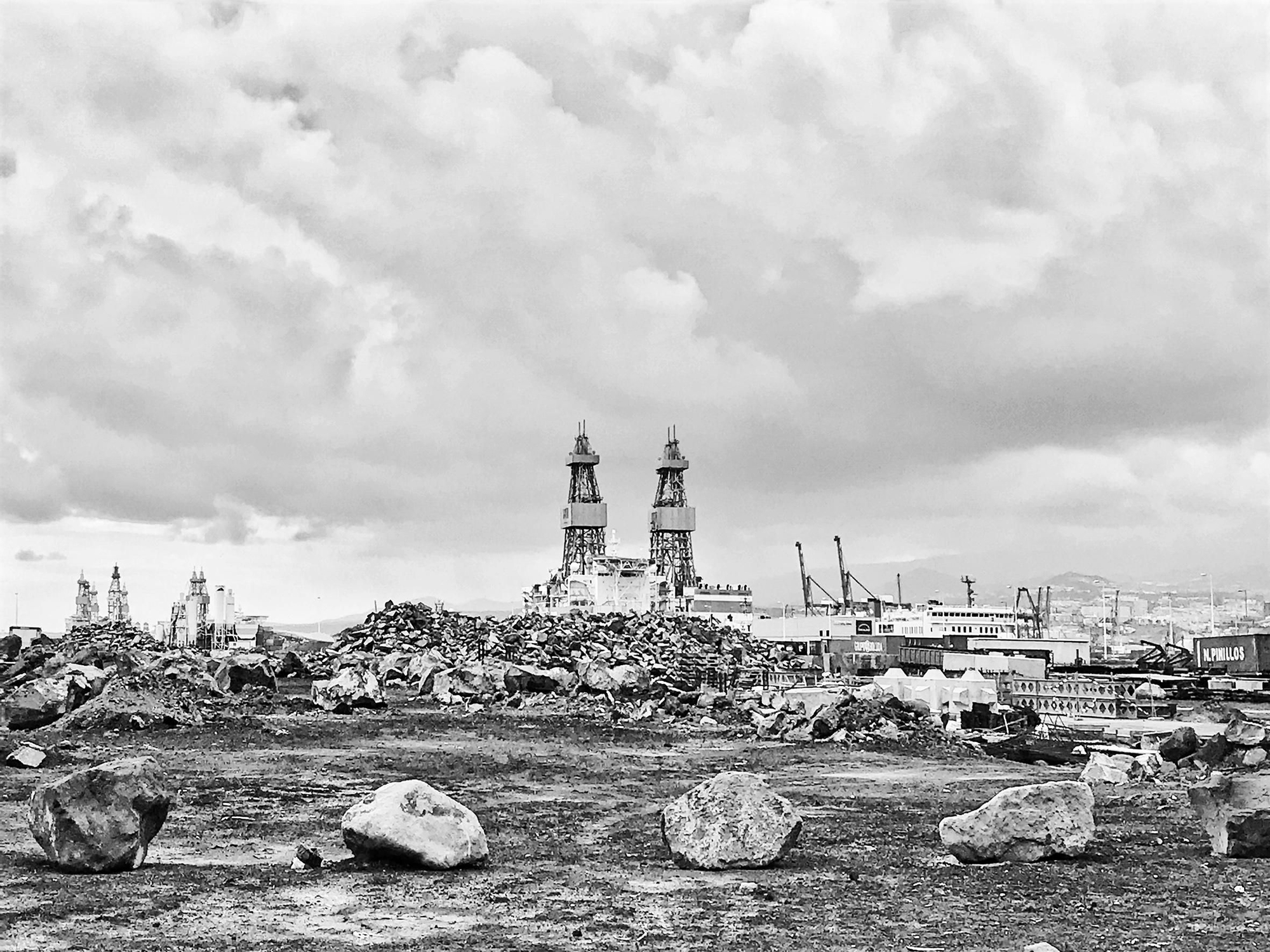 Vista desde el Puerto de La Luz.