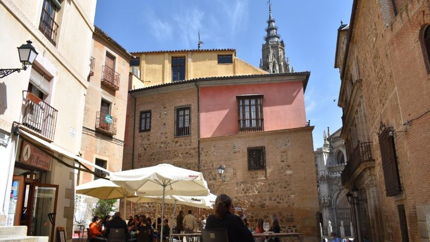 Una terraza en Toledo, el pasado 14 de abril
