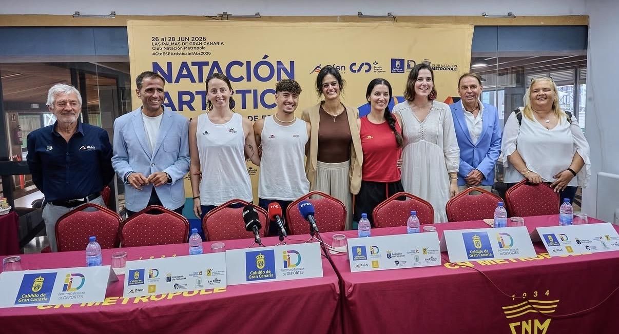 Rueda de prensa de presentación del Campeonato Nacional de Natación Artística. 