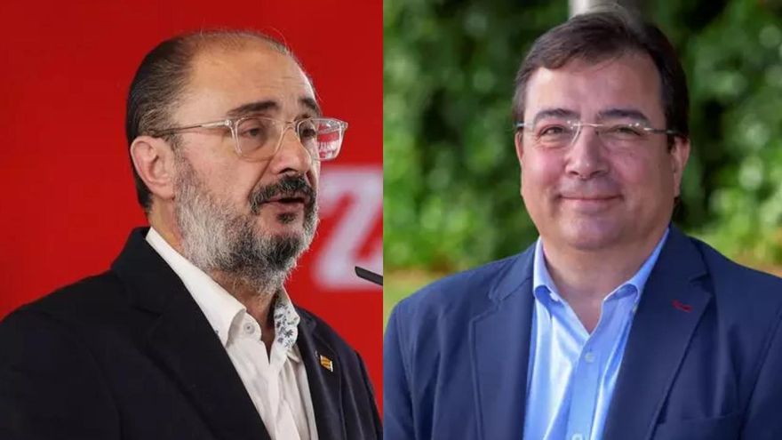 Javier Lambán y Guillermo Fernández Vara