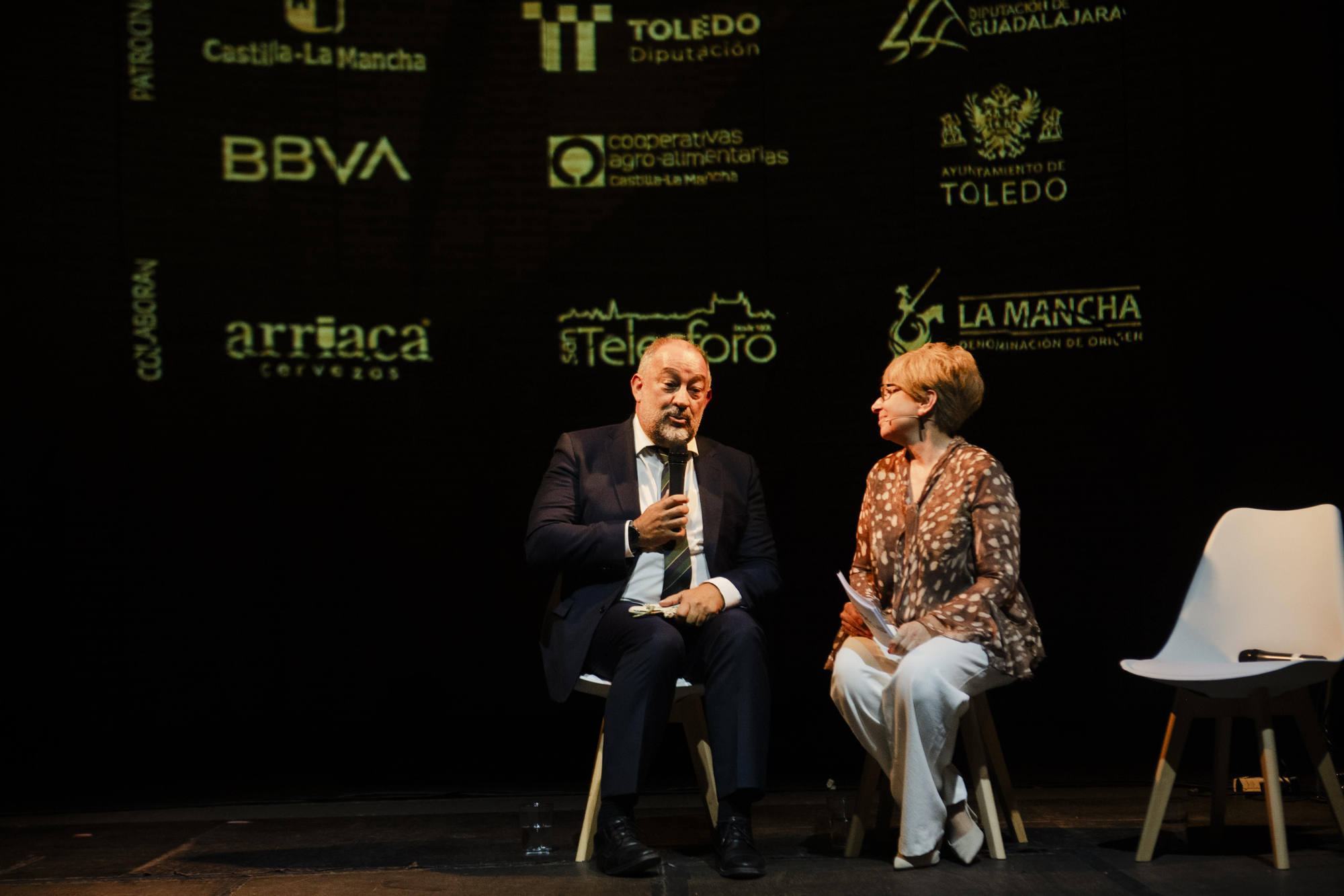 Julián Garde con Inma Sánchez Morate