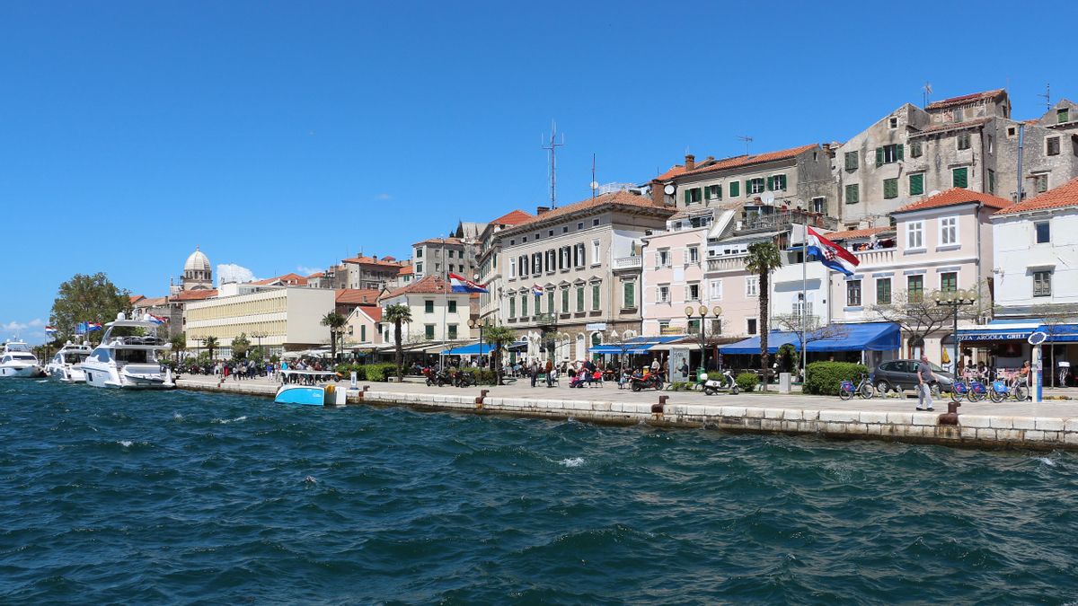 Vista de la ciudad croata Šibenik