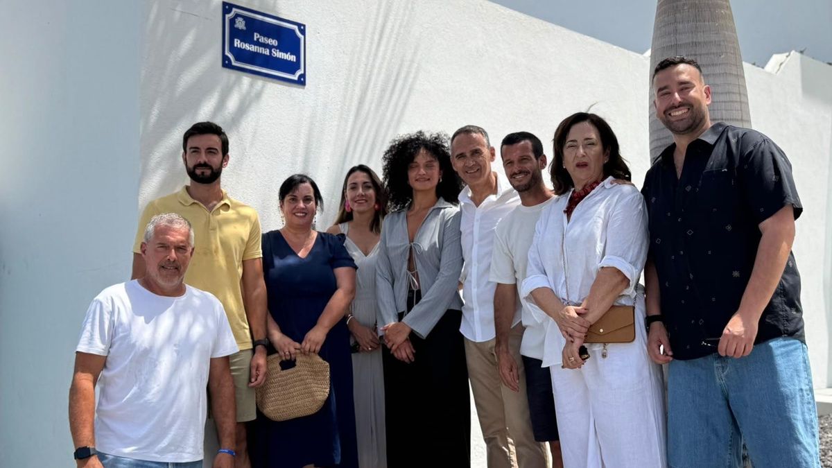 Rosanna Simón ya tiene un paseo en Puerto Naos