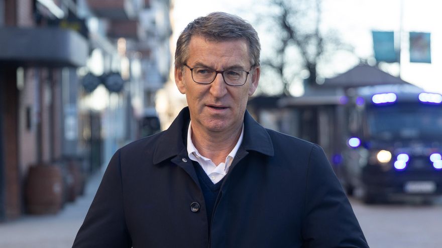 El líder del Partido Popular, Alberto Núñez Feijóo.