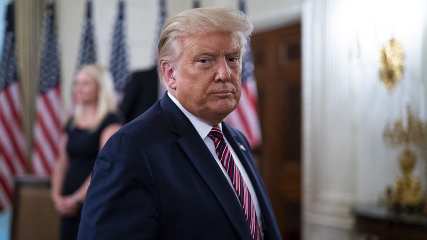 En la imagen, el presidente saliente de Estados Unidos, Donald J. Trump. EFE/Doug Mills/Archivo